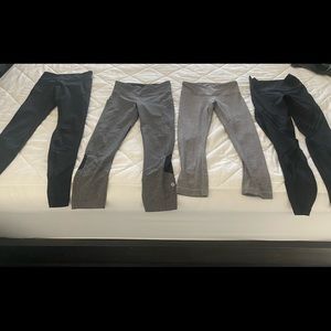 4 like new Lulu lemon leggings